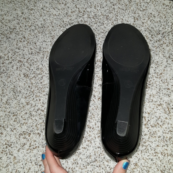 White Stag peep toe wedges - Picture 6 of 7